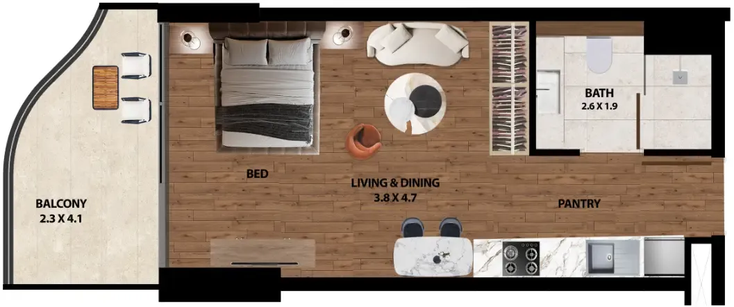 Marquis Marquis One floor plan
