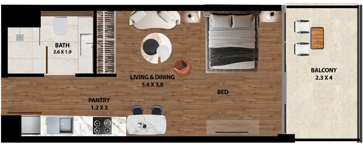 Marquis Marquis One floor plan