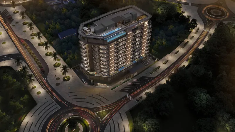 Exterior at Marquis Vista in Dubailand Residence Complex Dubai