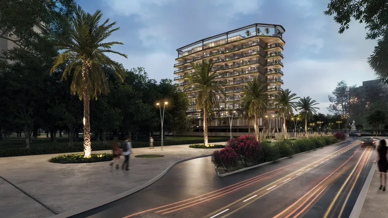 Exterior at Marquis Vista in Dubailand Residence Complex Dubai