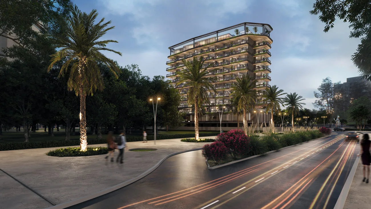 Exterior at Marquis Vista in Dubailand Residence Complex Dubai