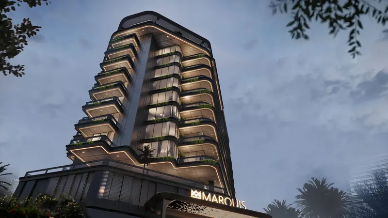 Exterior at Marquis Vista in Dubailand Residence Complex Dubai