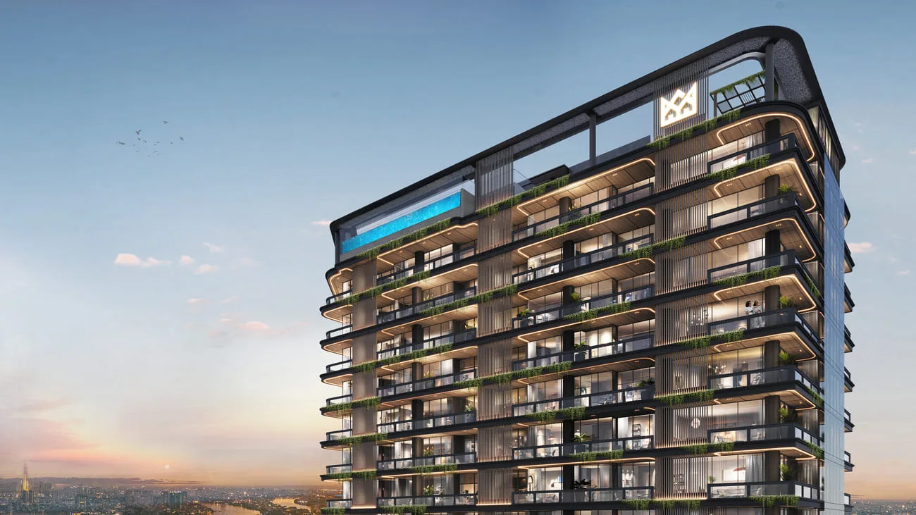 Exterior at Marquis Vista in Dubailand Residence Complex Dubai