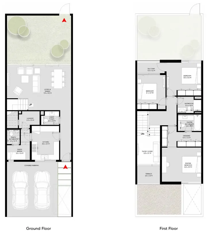 Arada Masaar 3 Sedra floor plan