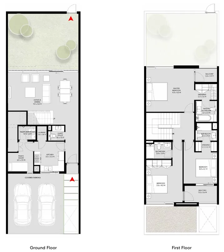 Arada Masaar 3 Sedra floor plan