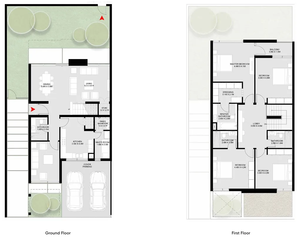 Arada Masaar 3 Sedra floor plan