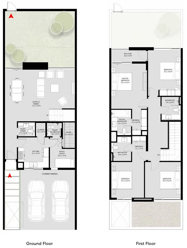 Arada Masaar 3 Sedra floor plan