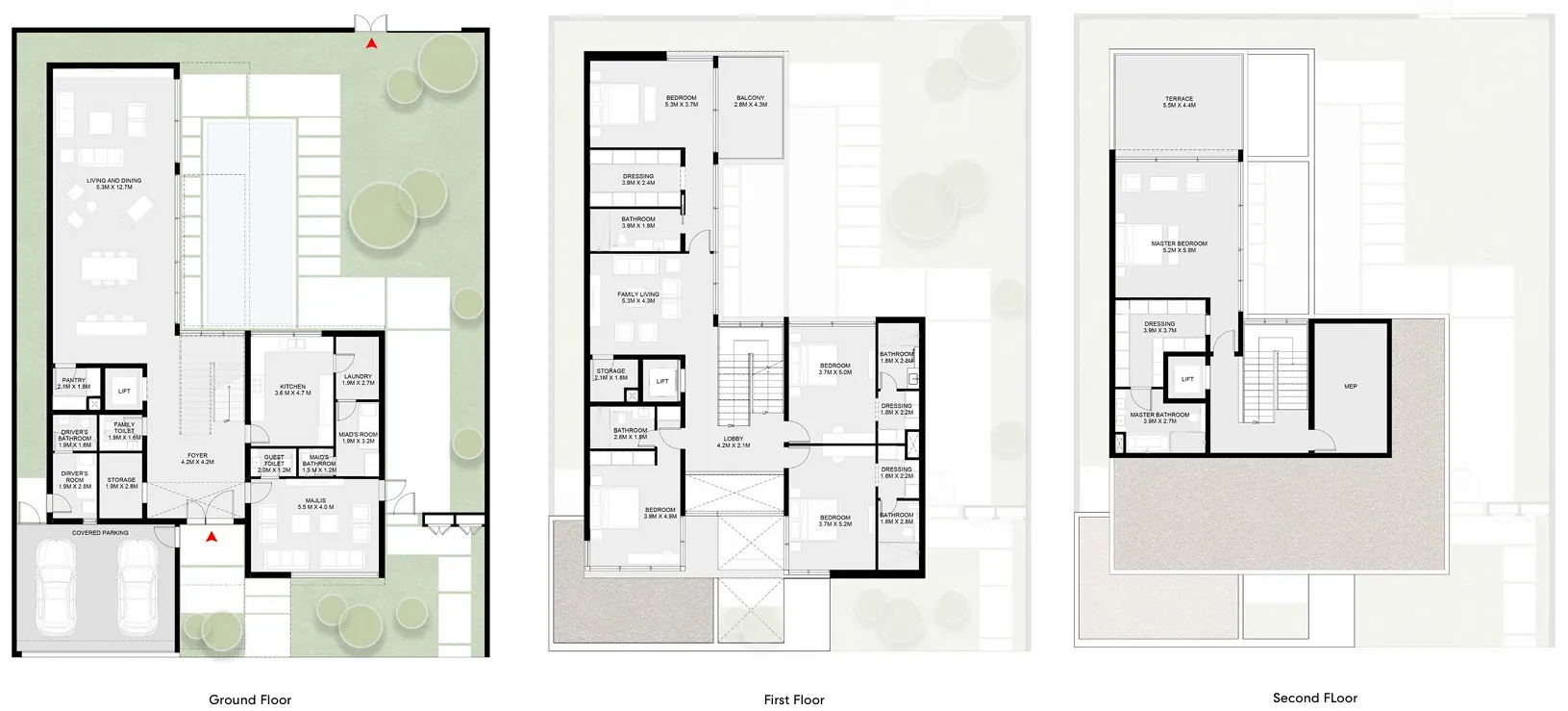 Arada Masaar 3 Sedra floor plan