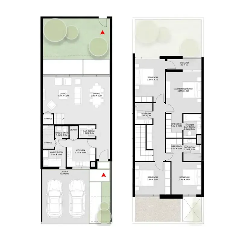Arada Masaar Saro floor plan