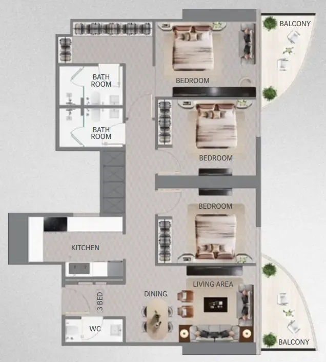 Binghatti Maybach Ultimate Luxury floor plan