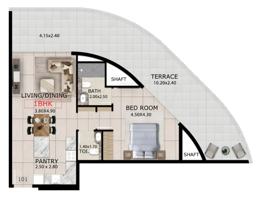 Majid Developments Mayfair Gardens floor plan