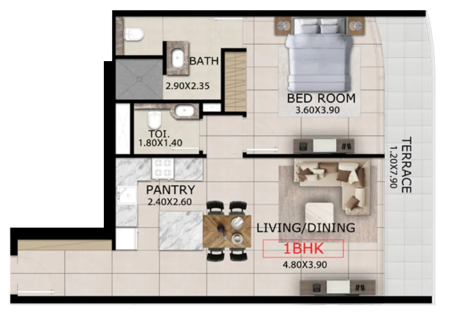 Majid Developments Mayfair Gardens floor plan