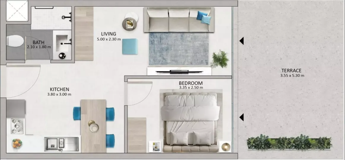 Advanced Properties Mayyas at The Bay floor plan