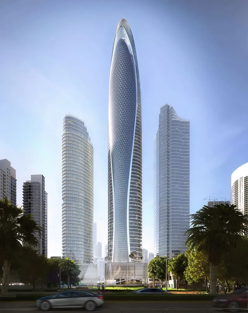 Exterior at Mercedes-Benz Places by Binghatti in Downtown Dubai Dubai