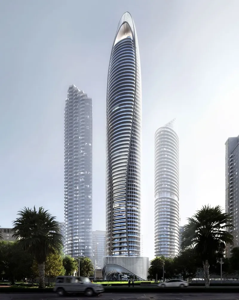 Exterior at Mercedes-Benz Places by Binghatti in Downtown Dubai Dubai