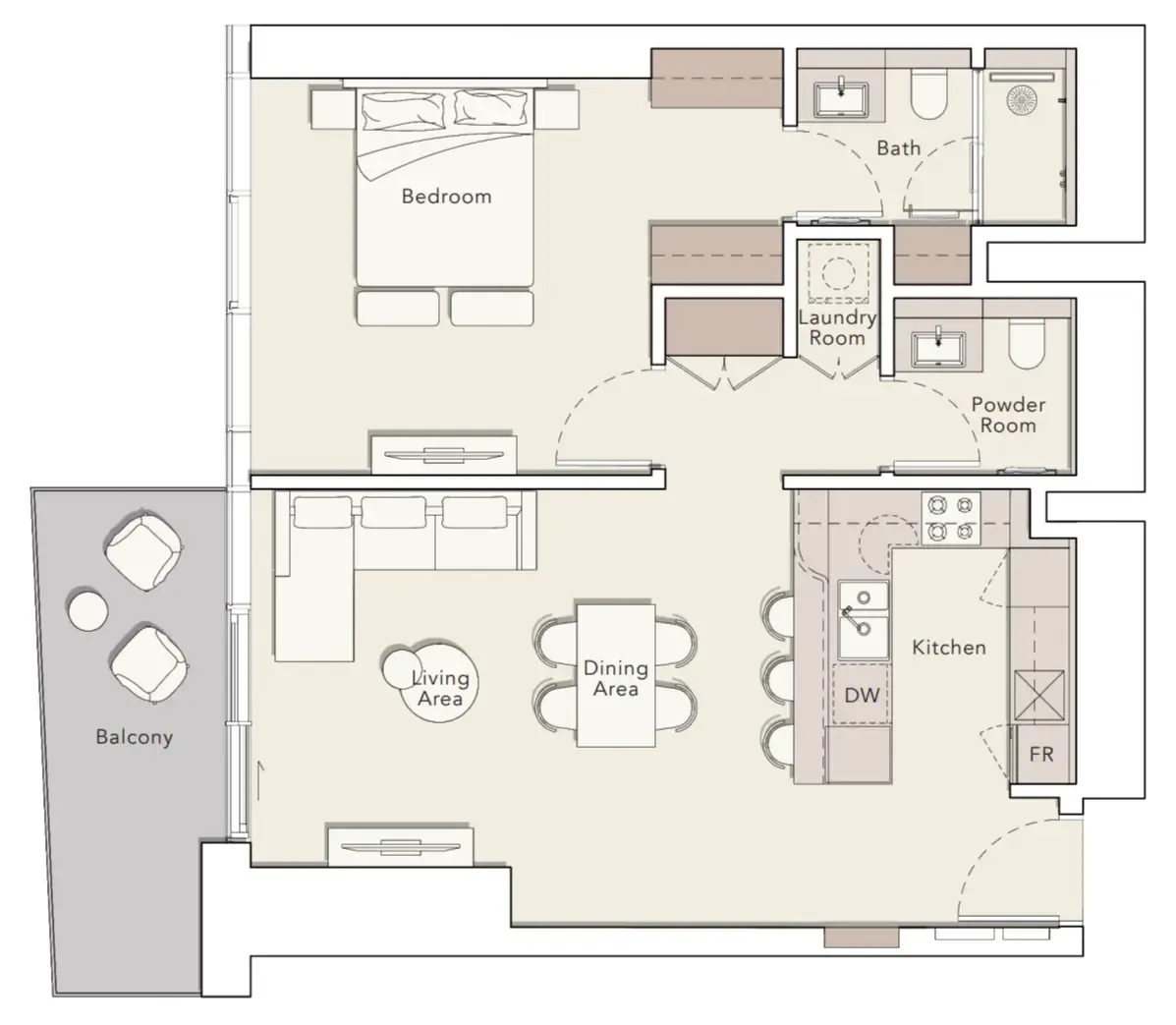 Ellington Mercer House floor plan