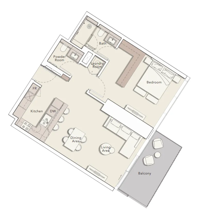 Ellington Mercer House floor plan