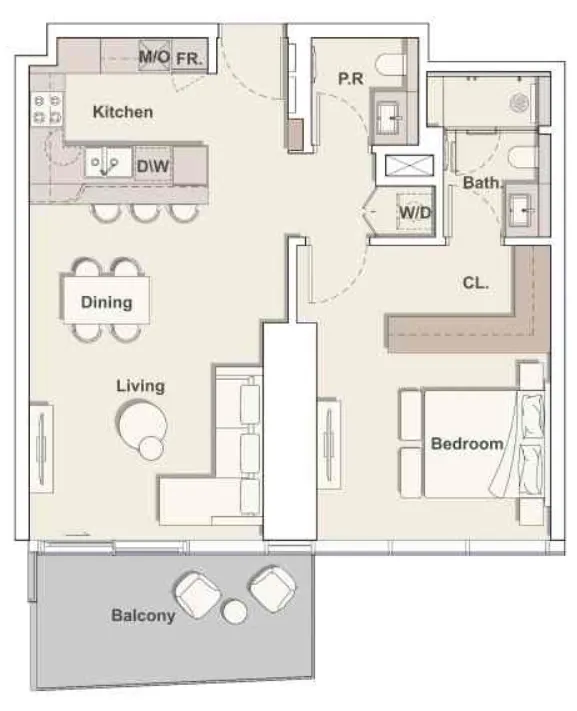 Ellington Mercer House floor plan