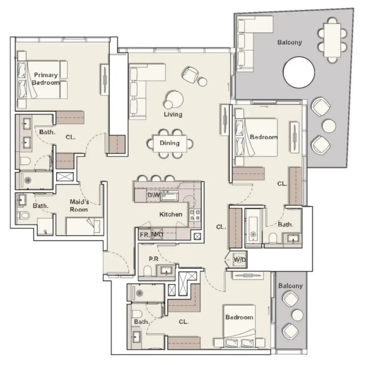 Ellington Mercer House floor plan