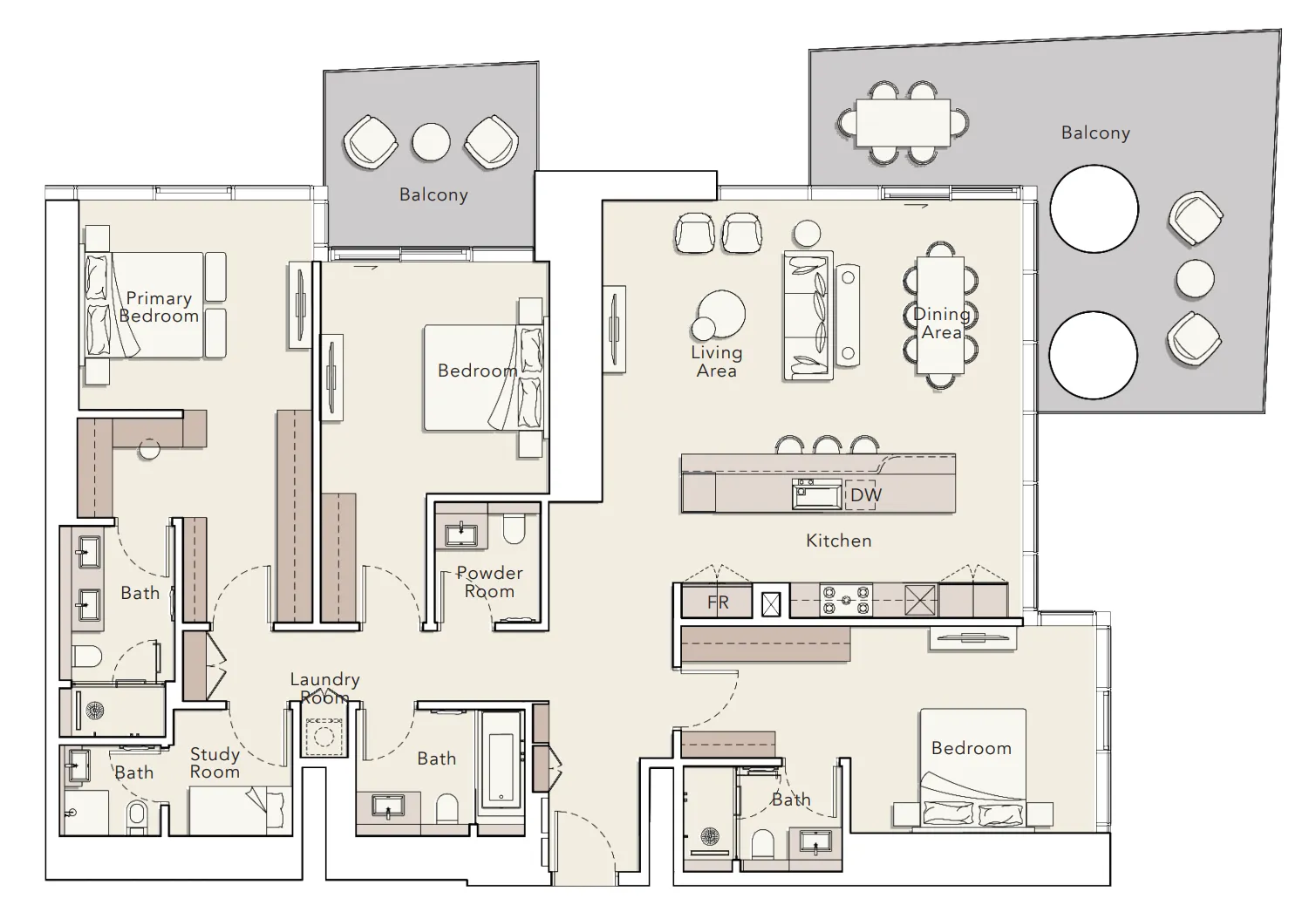 Ellington Mercer House floor plan