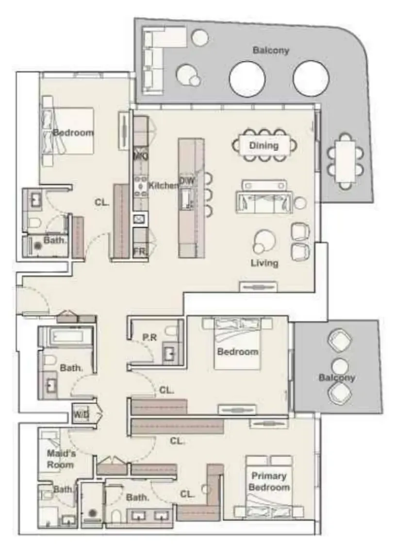 Ellington Mercer House floor plan