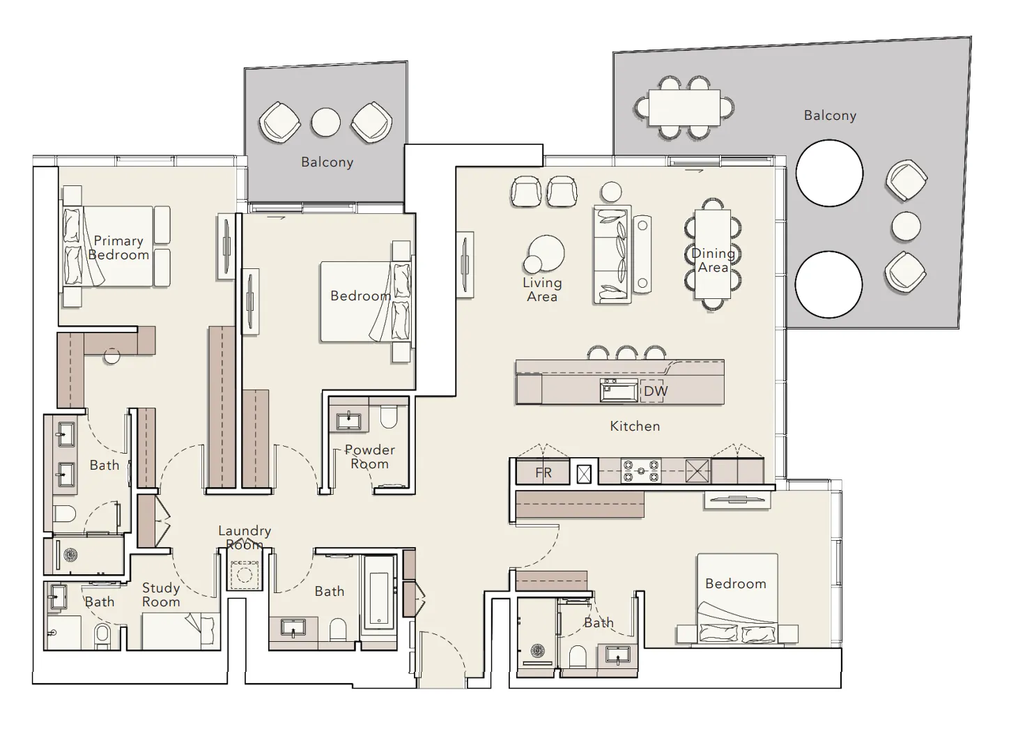 Ellington Mercer House floor plan
