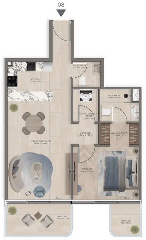 Green Horizon Development Meriden Beach Residences floor plan