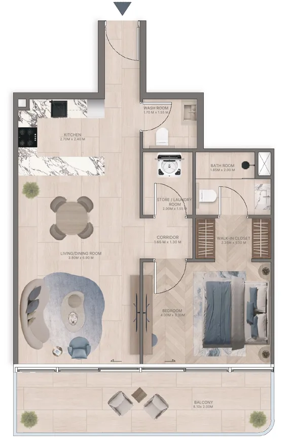 Green Horizon Development Meriden Beach Residences floor plan