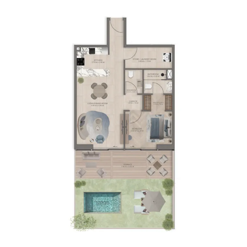 Green Horizon Development Meriden Beach Residences floor plan
