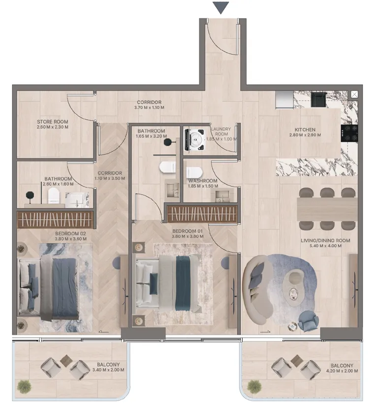 Green Horizon Development Meriden Beach Residences floor plan