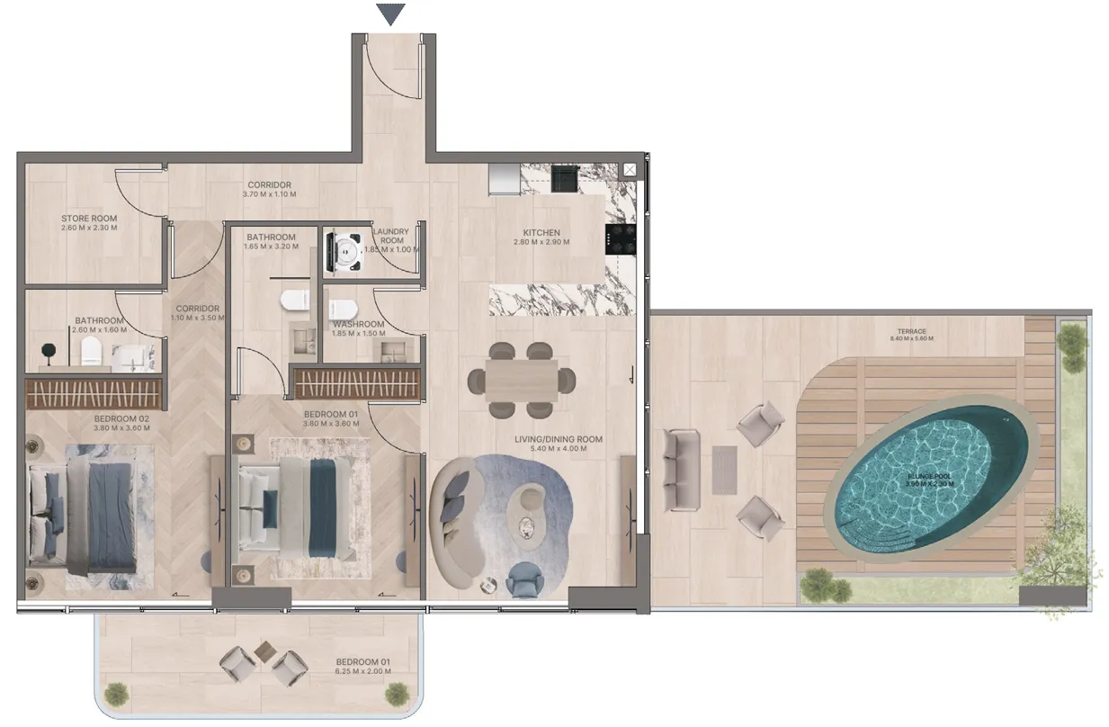 Green Horizon Development Meriden Beach Residences floor plan
