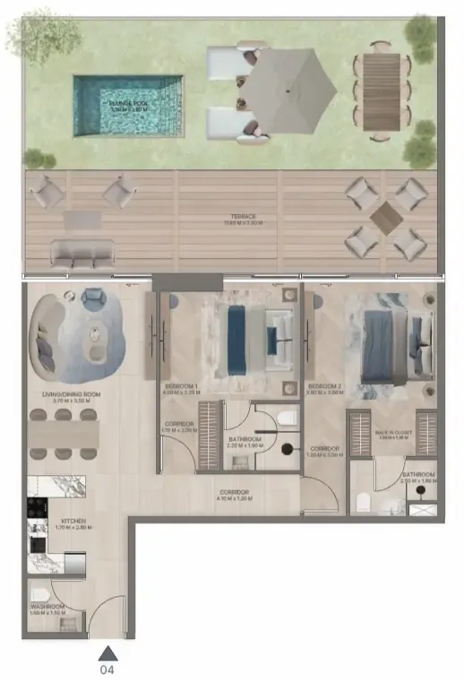 Green Horizon Development Meriden Beach Residences floor plan