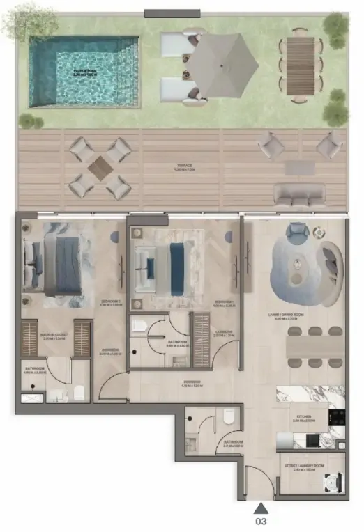 Green Horizon Development Meriden Beach Residences floor plan