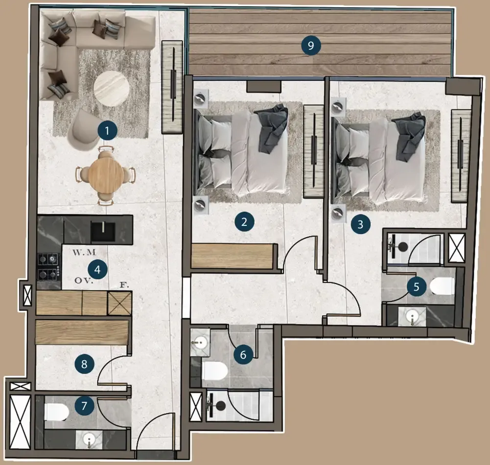 London Gate Mi Casa floor plan