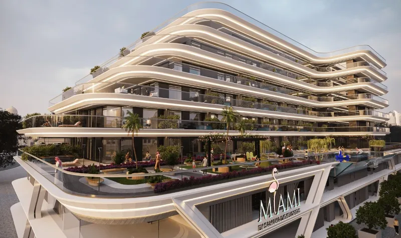Exterior at Miami in JVC (Jumeirah Village Circle) Dubai