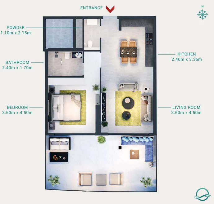 Karma Developers Milos floor plan