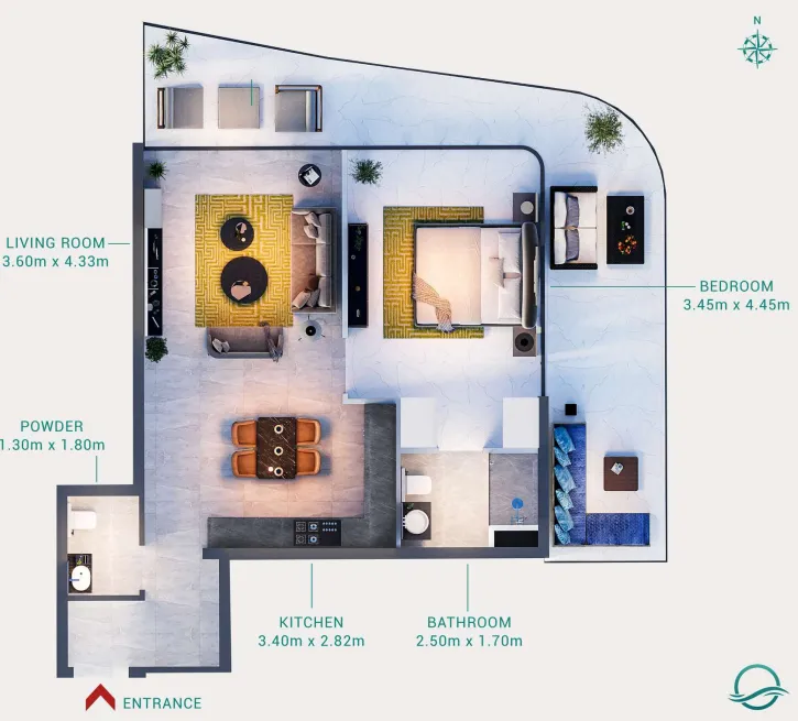 Karma Developers Milos floor plan