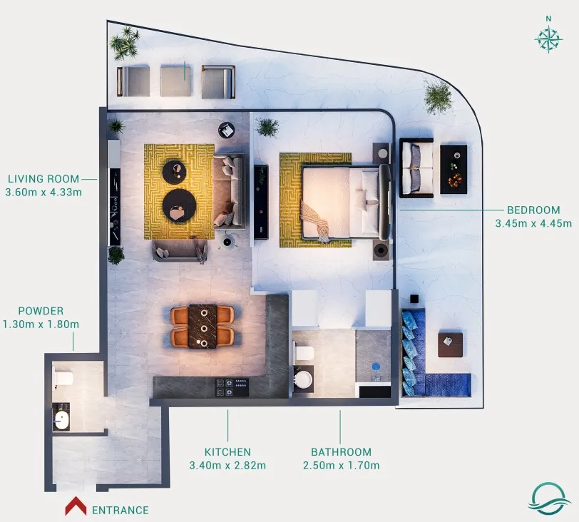 Karma Developers Milos floor plan