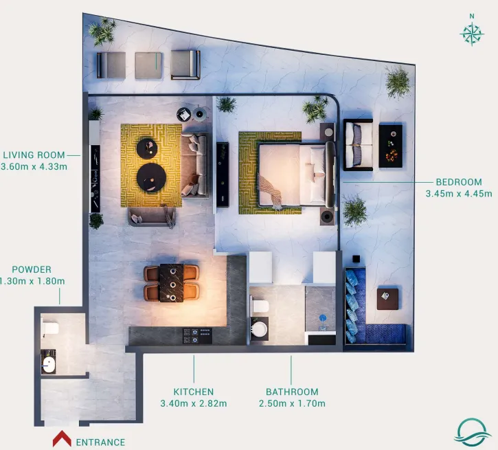 Karma Developers Milos floor plan