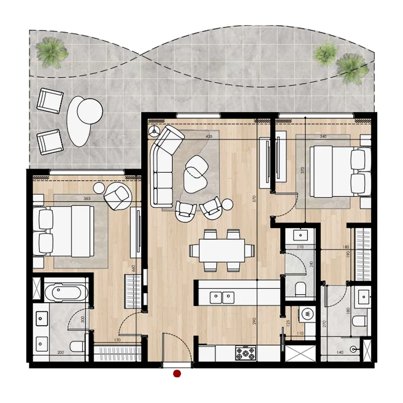 Source Of Fate Properties Miraggio floor plan