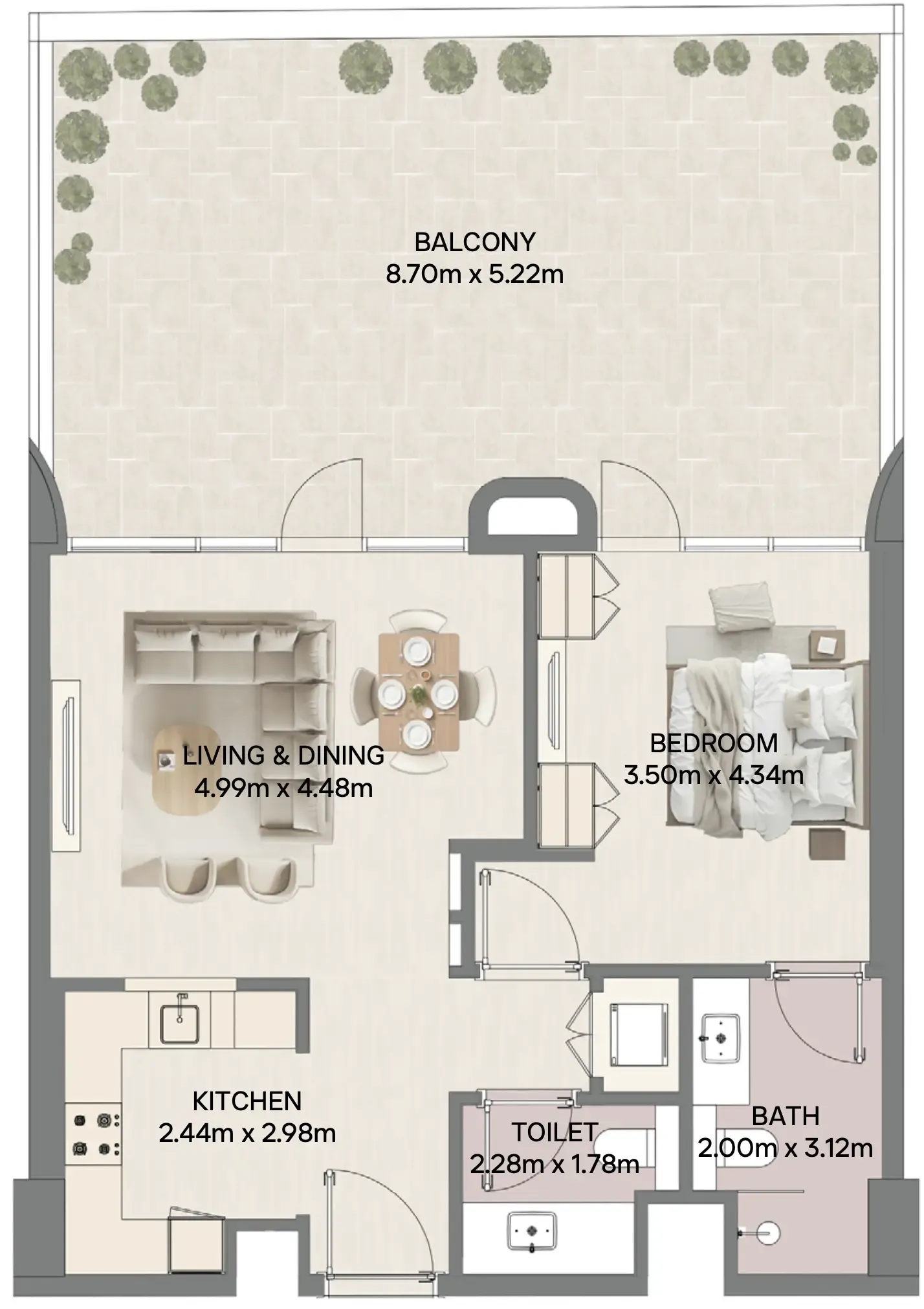 RAK Properties Mirasol II floor plan