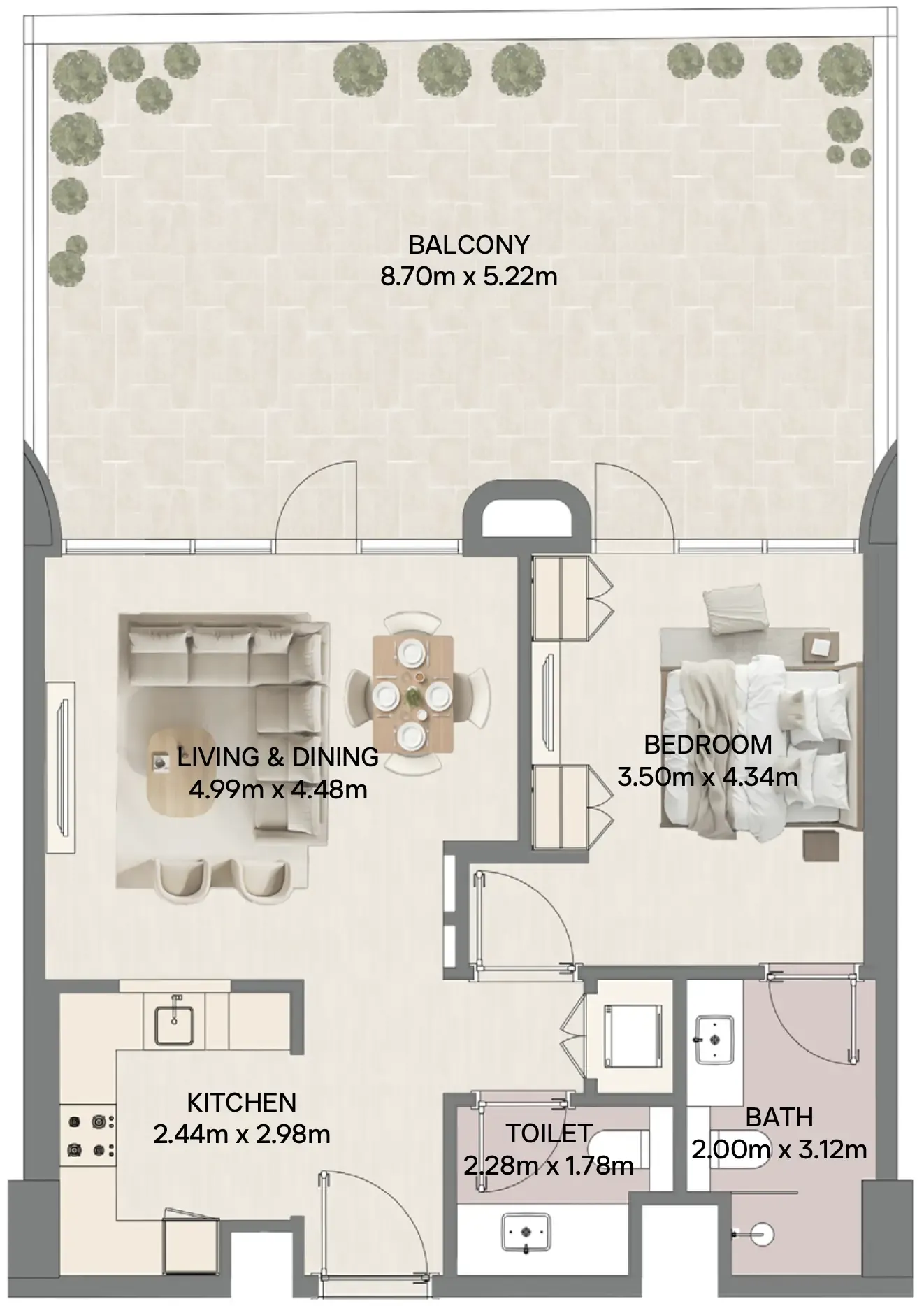 RAK Properties Mirasol II floor plan