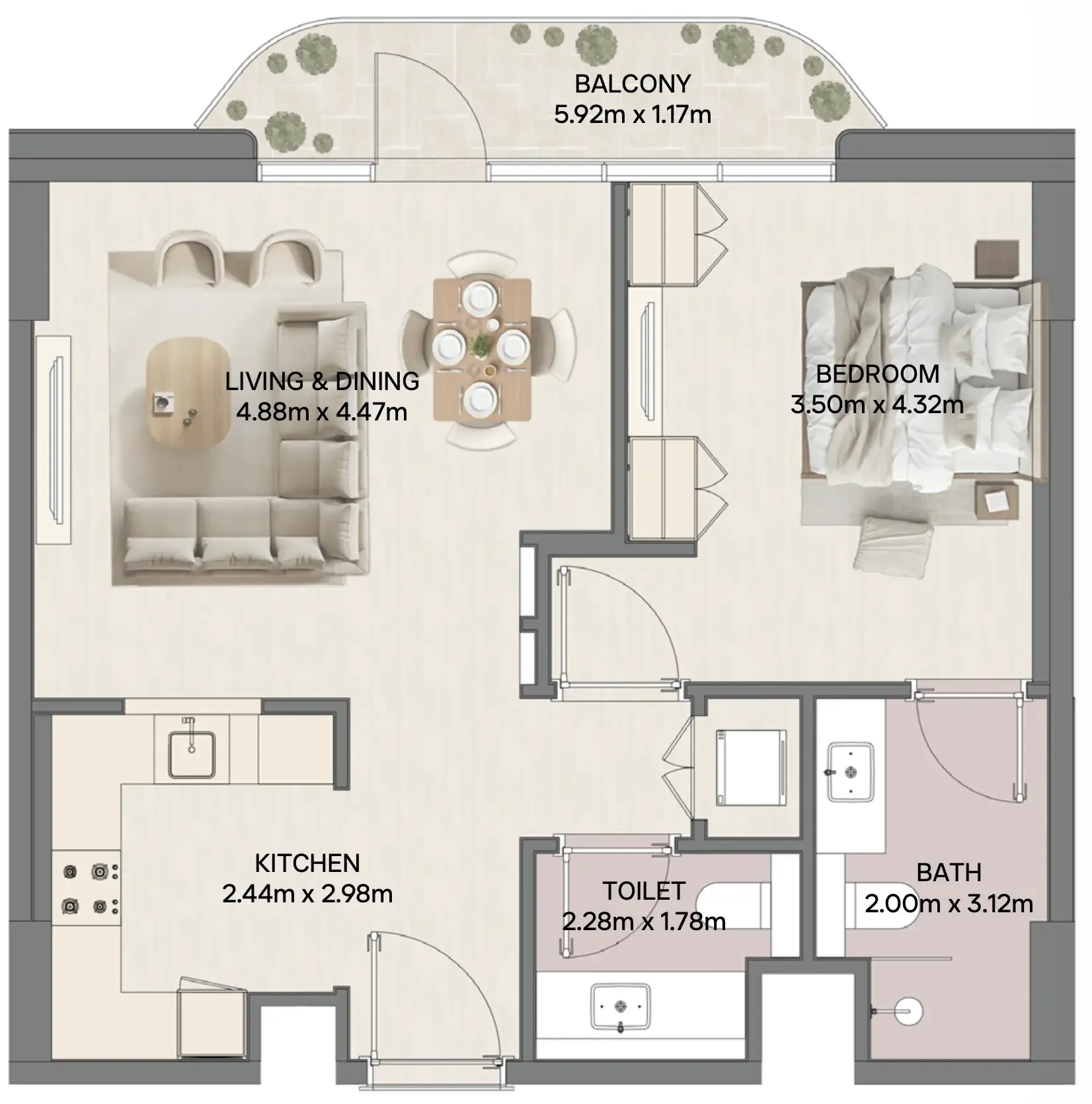 RAK Properties Mirasol II floor plan
