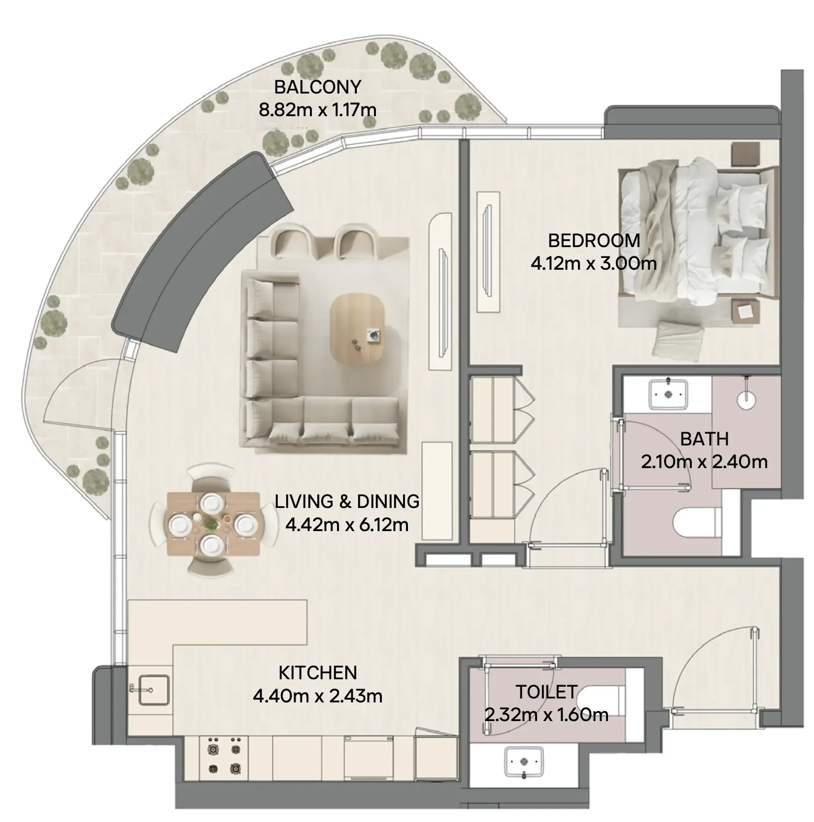 RAK Properties Mirasol II floor plan