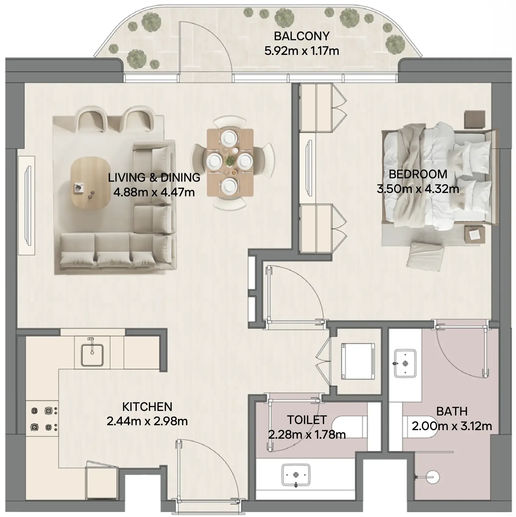 RAK Properties Mirasol II floor plan