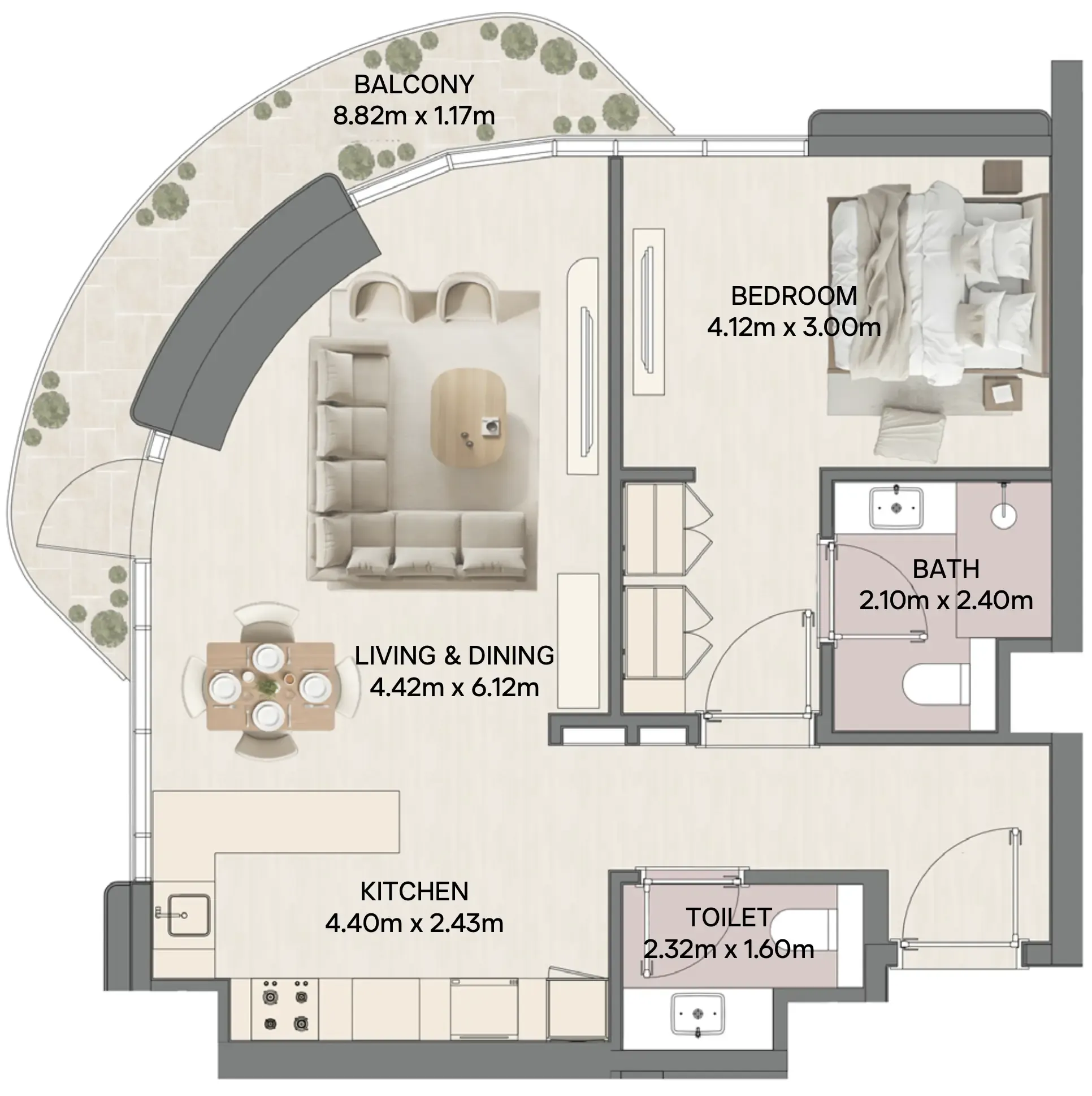 RAK Properties Mirasol II floor plan