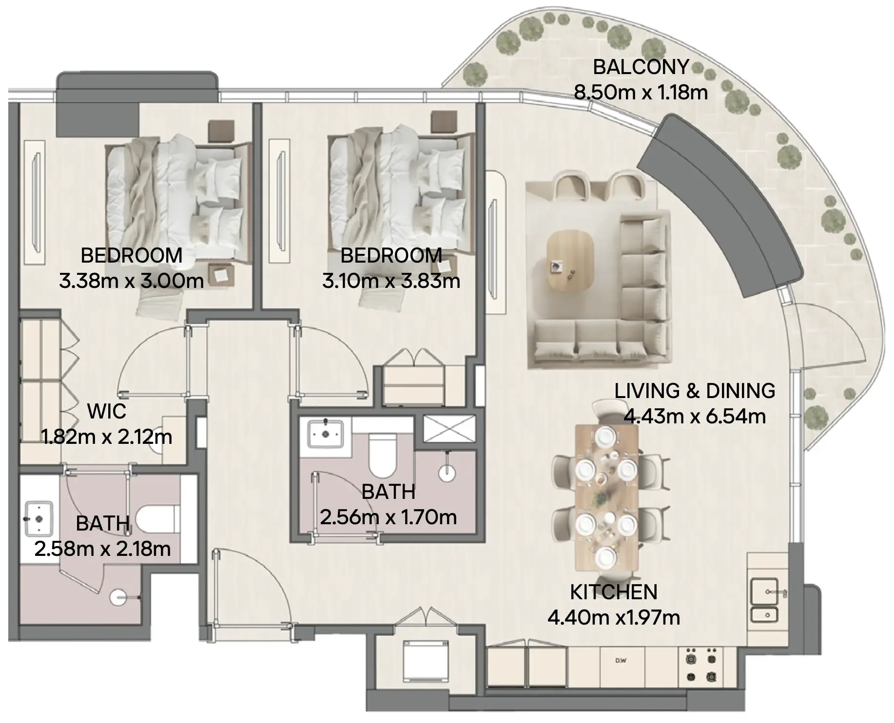RAK Properties Mirasol II floor plan