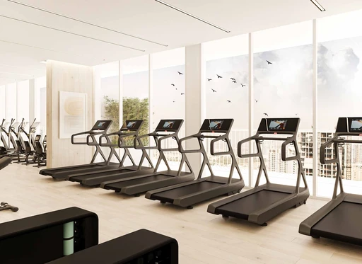 Modern Gym amenity image at Luma Park Views