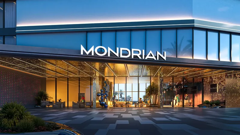 Exterior at Mondrian Phases 1 and 2 in Al Marjan Island Ras Al Khaimah