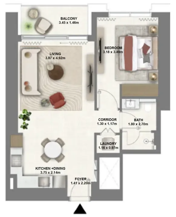 Emaar Montiva by Vida floor plan